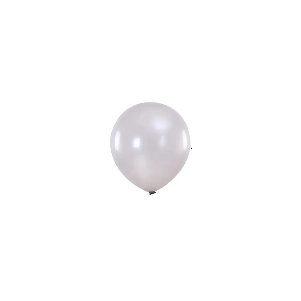 Globo Latex Plateado 45 Cm 3