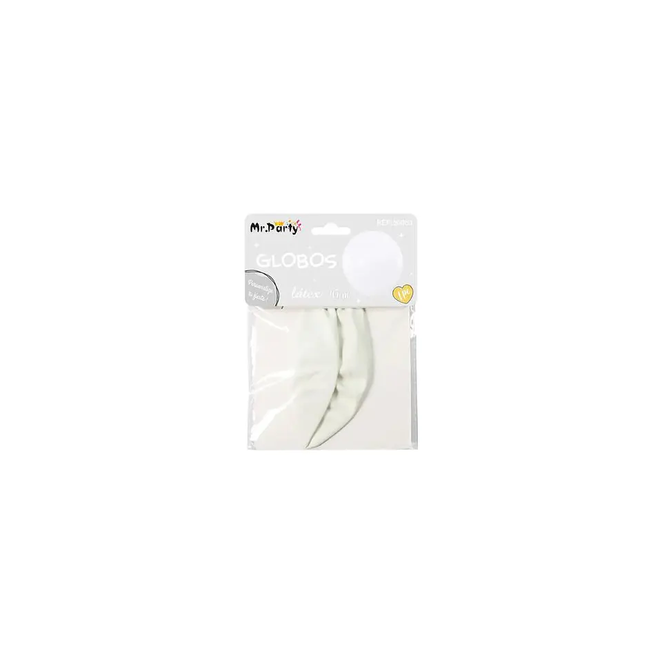 Globo Latex Blanco 45 Cm 1