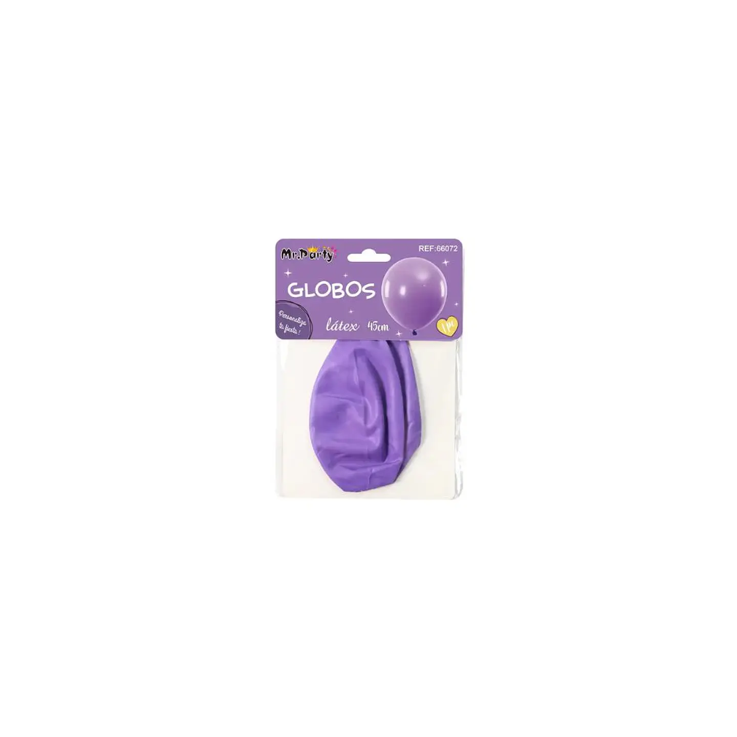 Globo Latex Morado 45 Cm 1