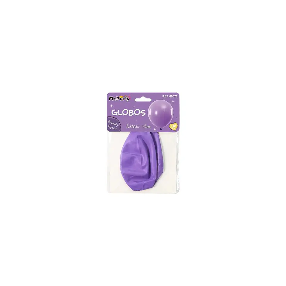 Globo Latex Morado 45 Cm 1
