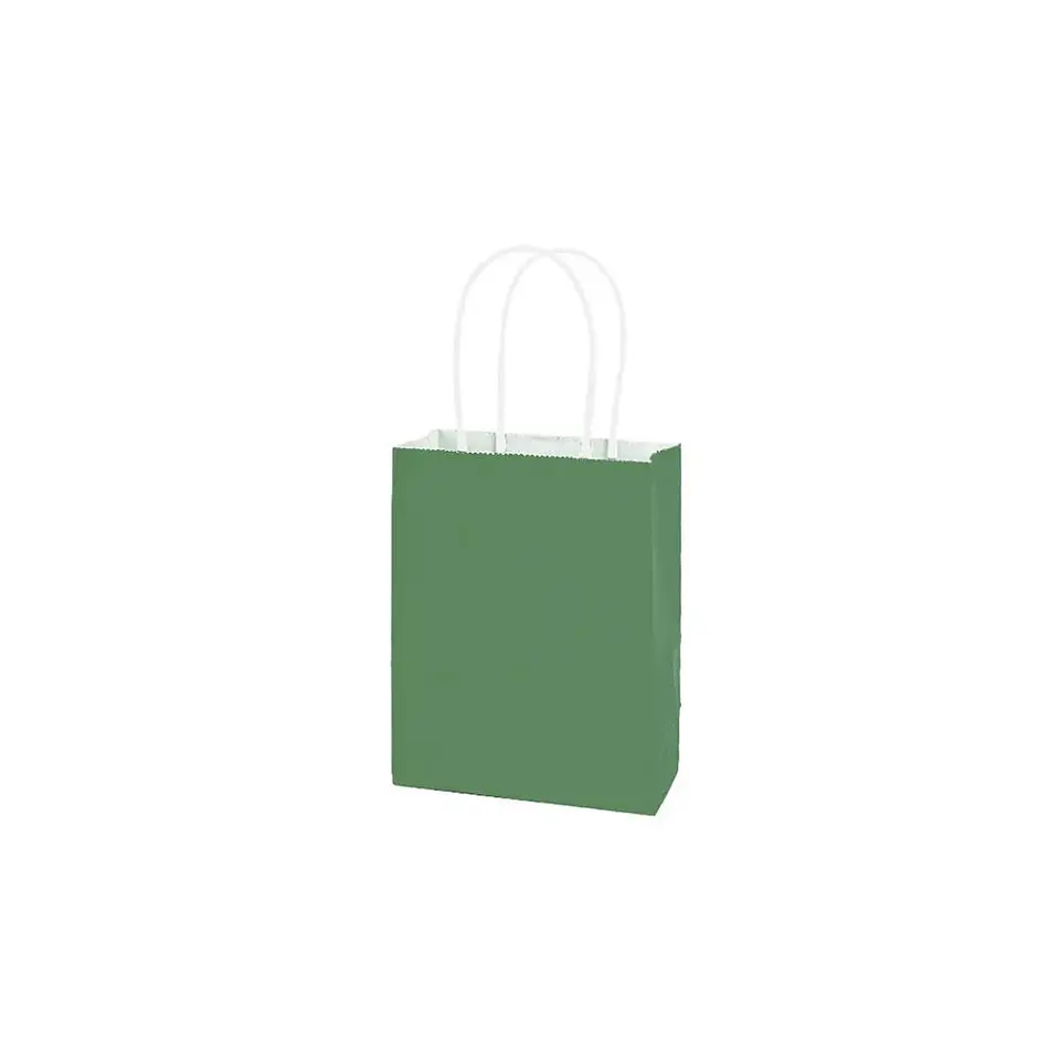 Bolsa Papel Kraft Extra Grande Verde 12 Pcs 1