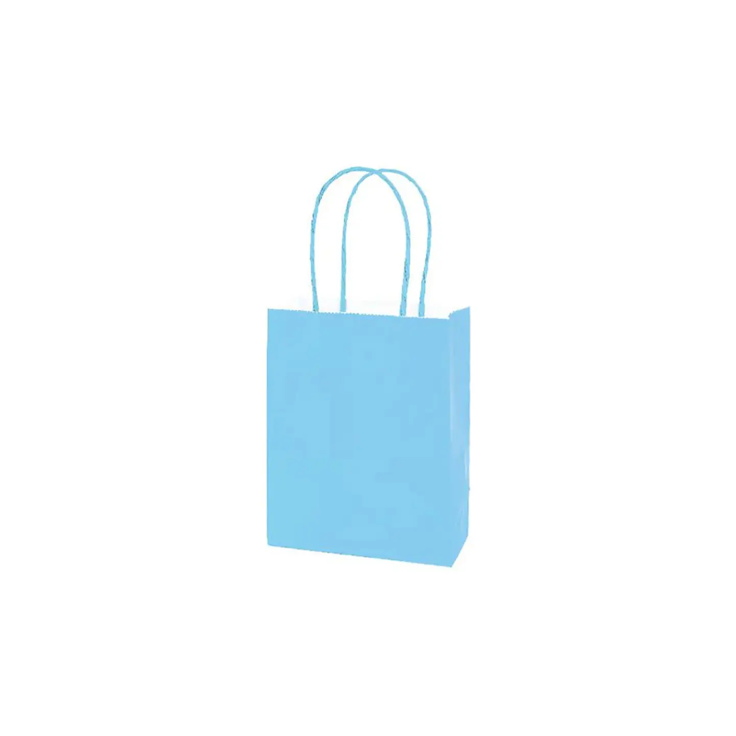 Bolsa Papel Kraft Extra Grande Celeste 12 Pcs 2