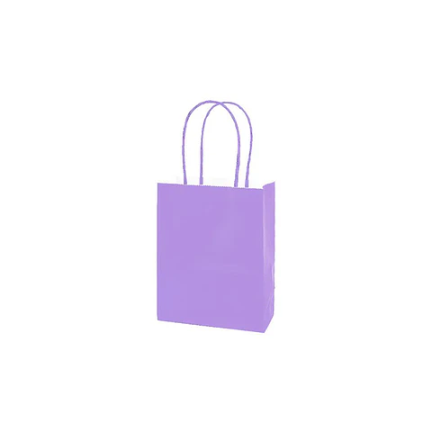 Bolsa Papel Kraft Extra Grande Morado 12 Pcs