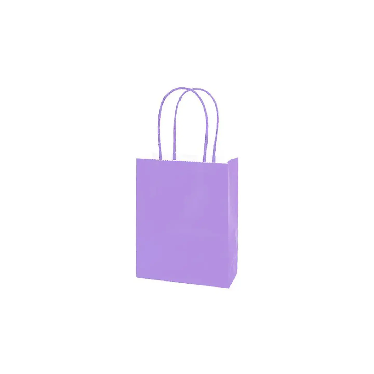 Bolsa Papel Kraft Extra Grande Morado 12 Pcs 2