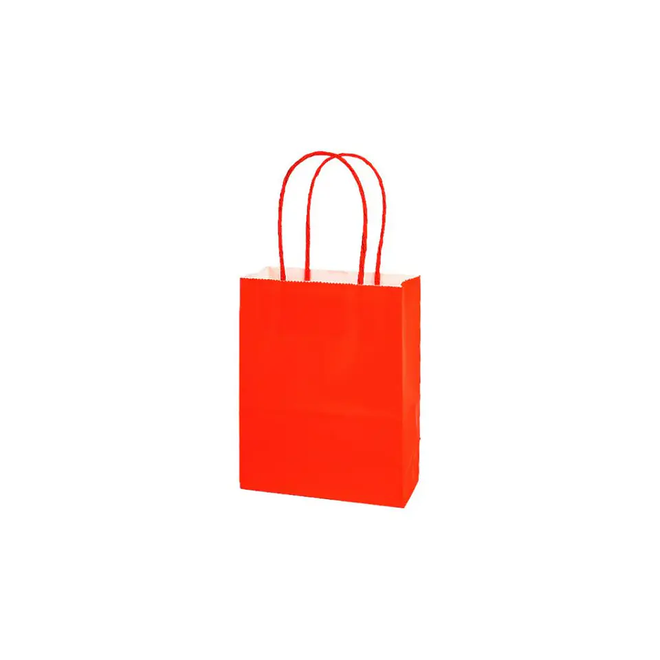Bolsa Papel Kraft Extra Grande Rojo 12 Pcs 3