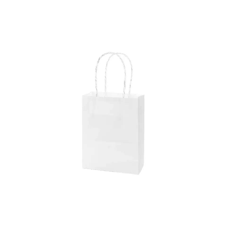 Bolsa Papel Kraft Extra Grande Blanco 12 Pcs 1