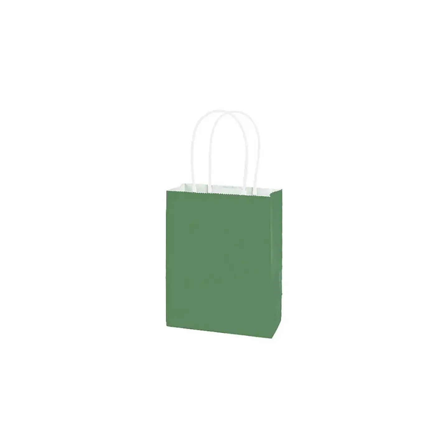 Bolsa Papel Kraft Grande Verde 12 Pcs 1