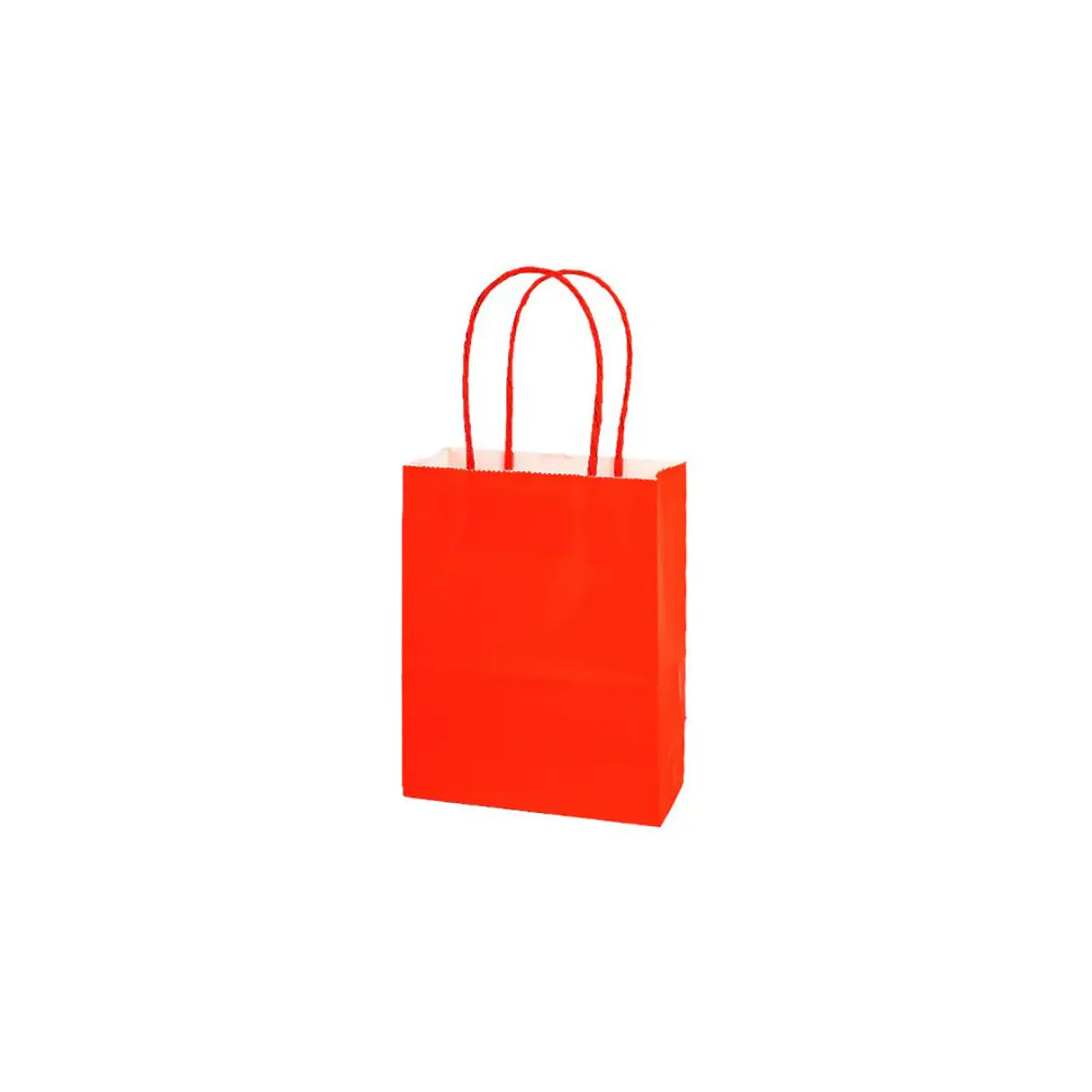 Bolsa Papel Kraft Grande Rojo 12 Pcs 1