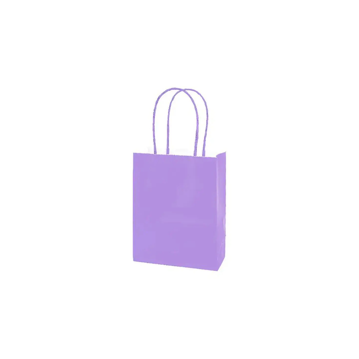 Bolsa Papel Kraft Grande Morado 12 Pcs 3