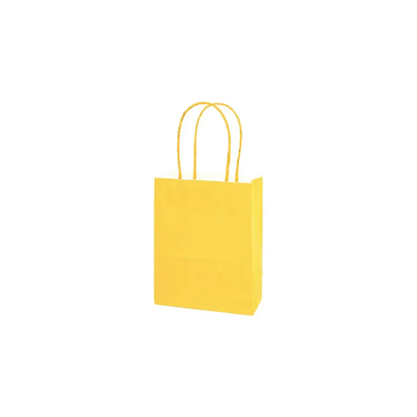 Bolsa Papel Kraft Grande Amarillo 12 Pcs 2