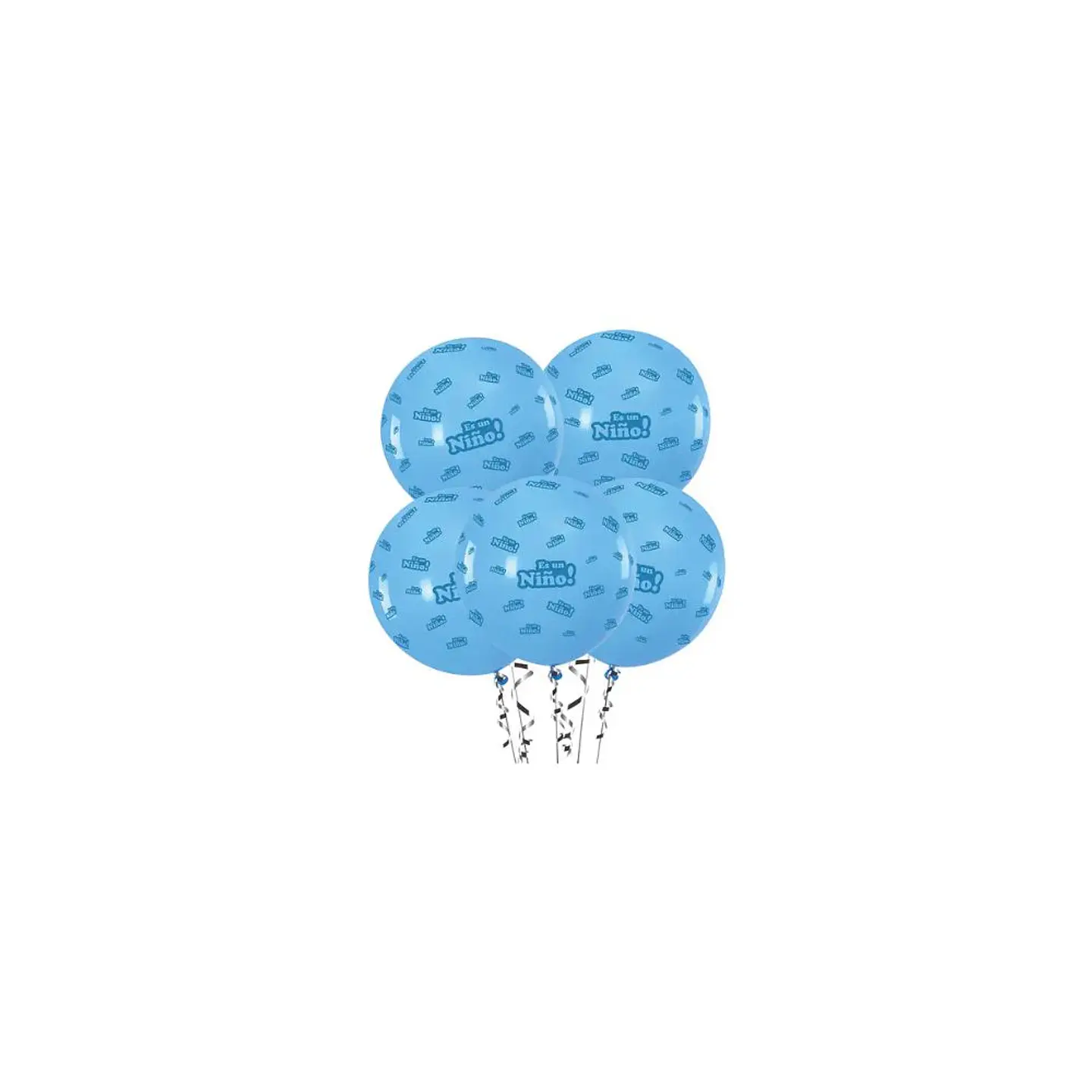 Globos De Latex Azul Es Un Niño 30 Cm 2