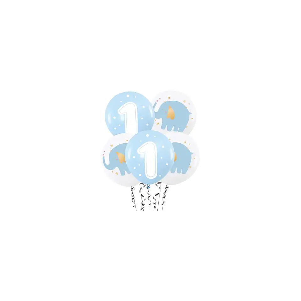 Globos De Latex Elefante Uno 30 Cm 1