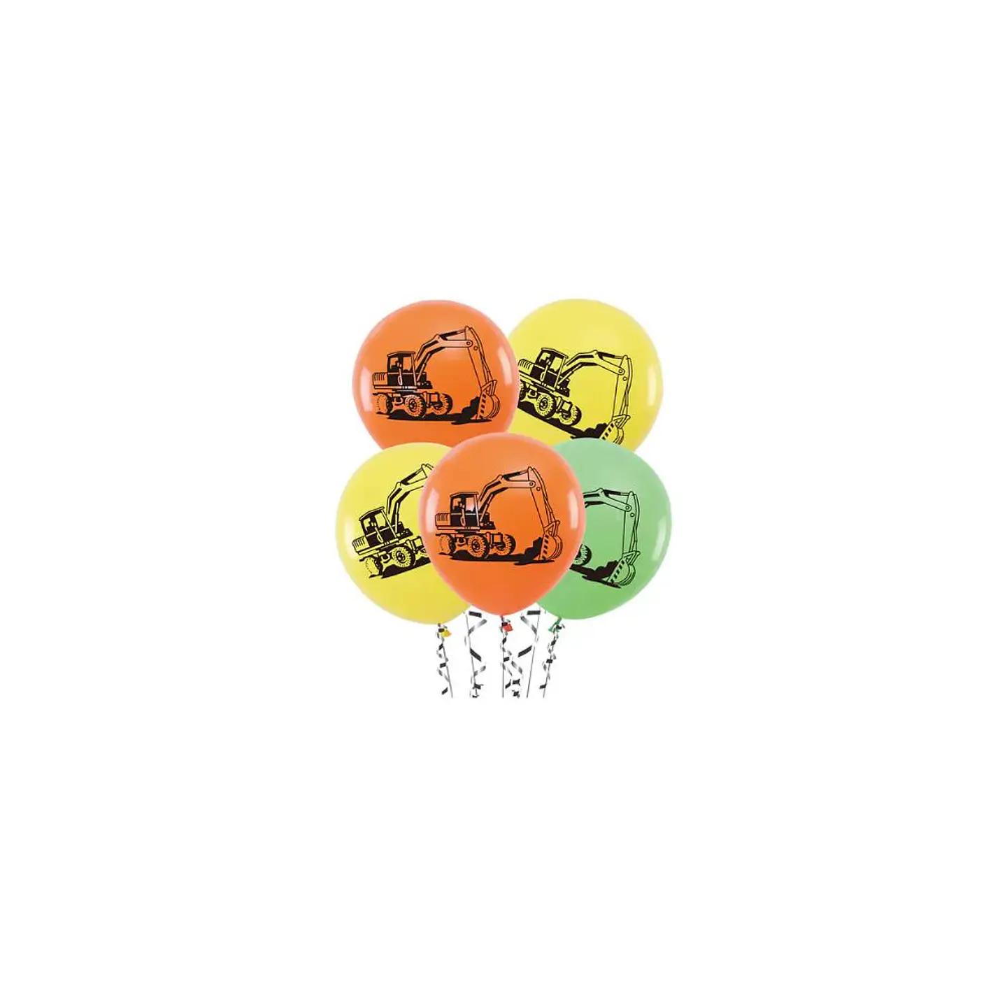 Globos De Latex Excavadora 30 Cm 3