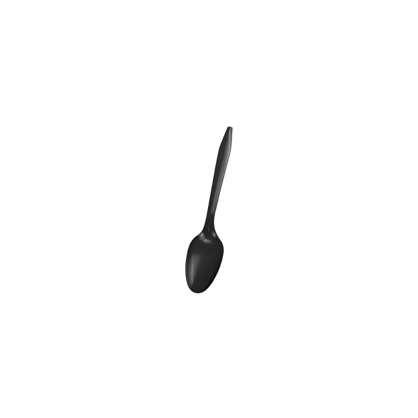 Cuchara Plastica Desechable Negro 20 Pcs 1