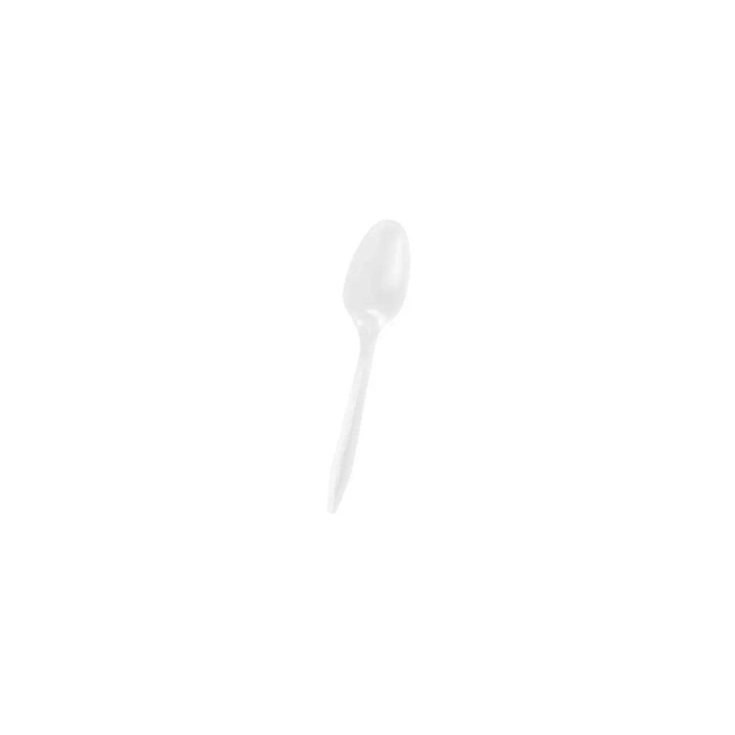 Cuchara Plastica Desechable Blanco 20 Pcs 3