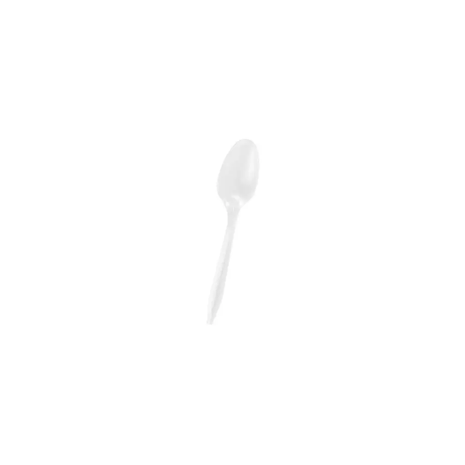 Cuchara Plastica Desechable Blanco 20 Pcs 3