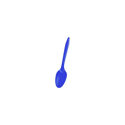 Cuchara Plastica Desechable Azul 20 Pcs