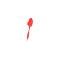 Cuchara Plastica Desechable Rojo 20 Pcs - Miniatura 3