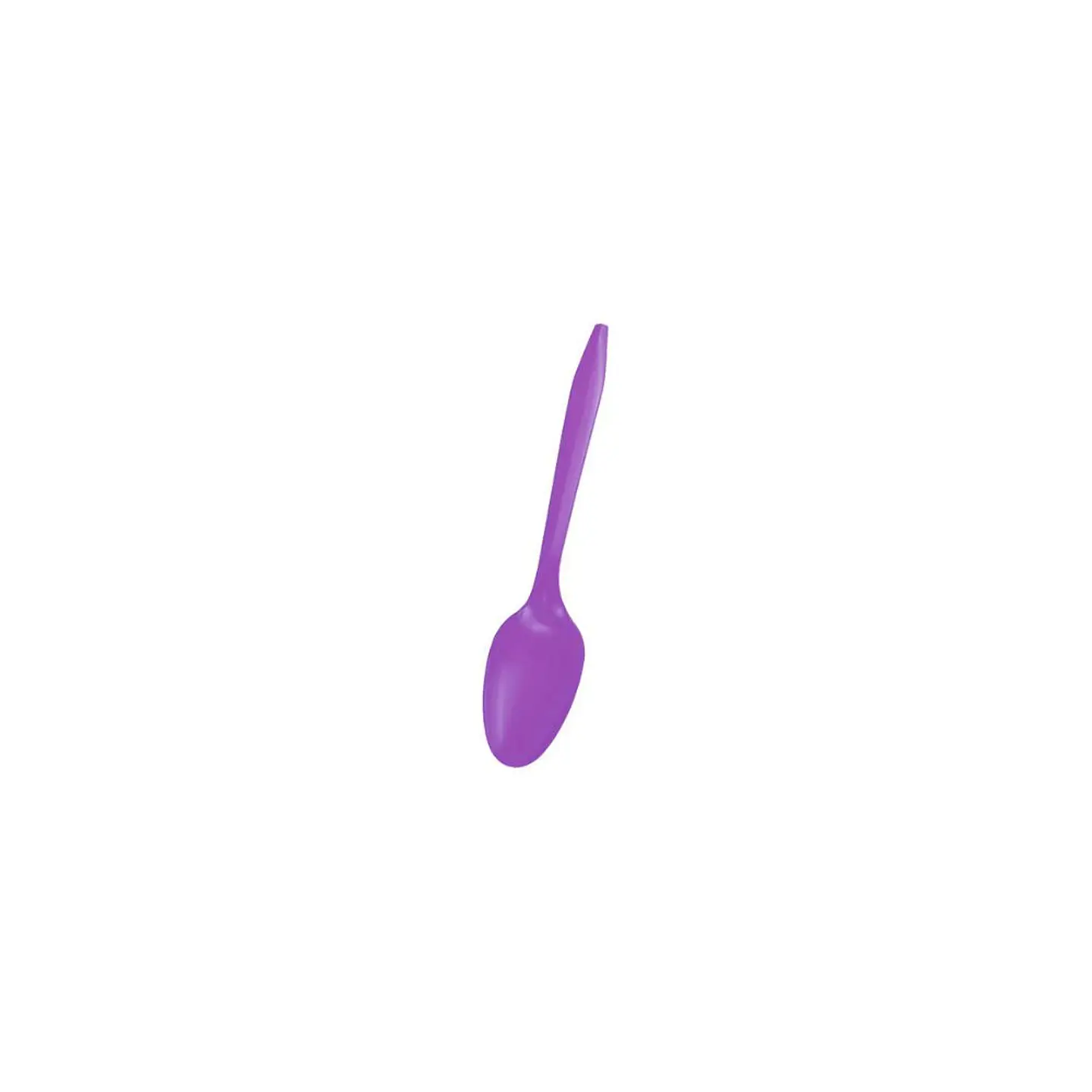 Cuchara Plastica Desechable Morado 20 Pcs 1