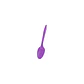Cuchara Plastica Desechable Morado 20 Pcs - Miniatura 1