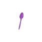 Cuchara Plastica Desechable Morado 20 Pcs - Miniatura 3