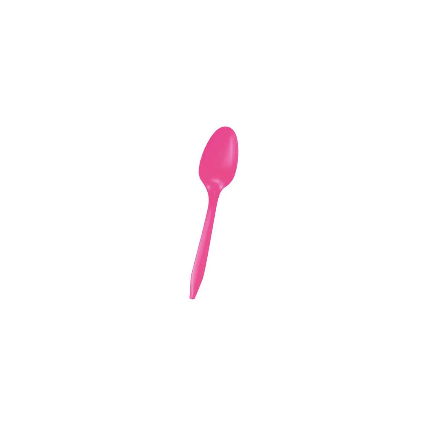 Cuchara Plastica Desechable Fucsia 20 Pcs 3