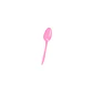 Cuchara Plastica Desechable Rosado 20 Pcs - Miniatura 3
