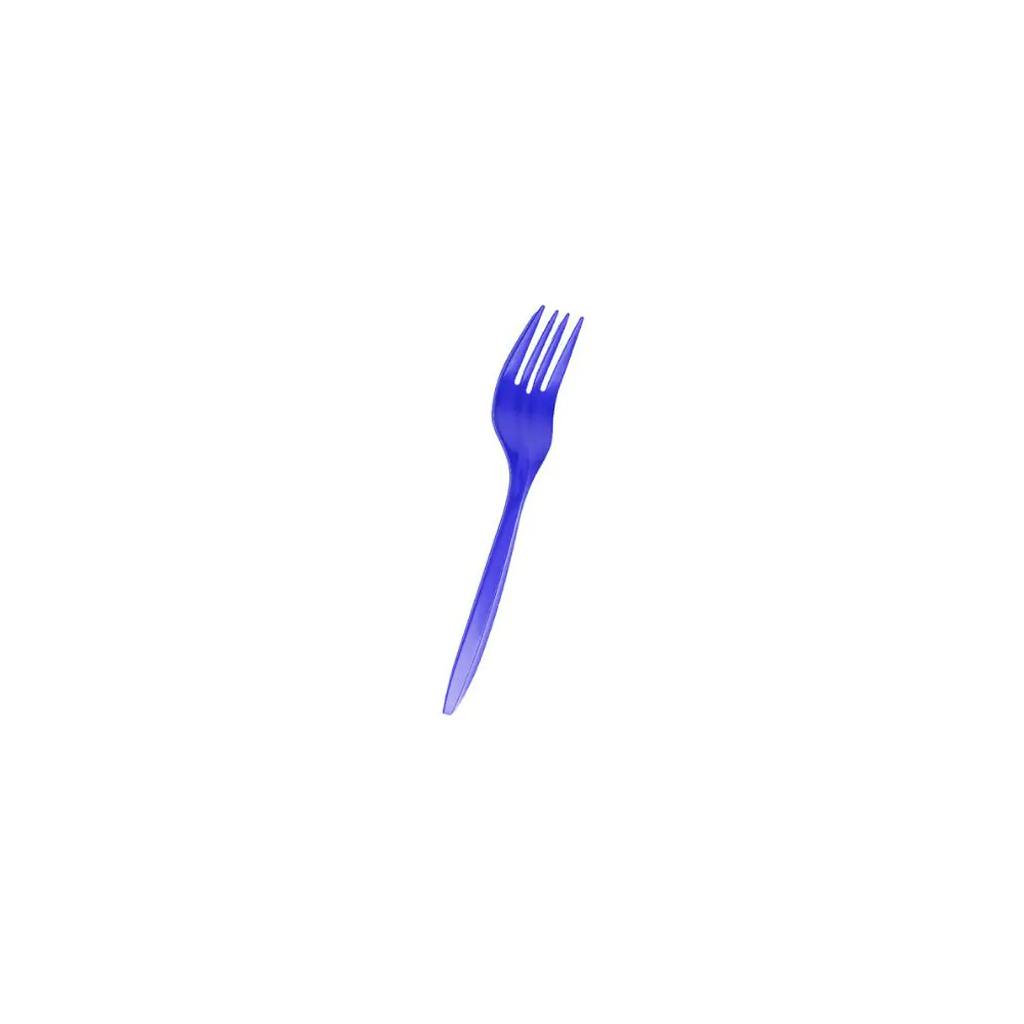 Tenedores Plasticos Desechables Azul 20 Pcs 3