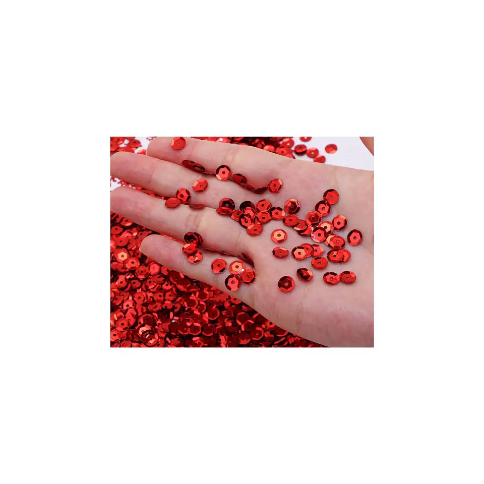 Lentejuelas 15 Gramos Rojo 3