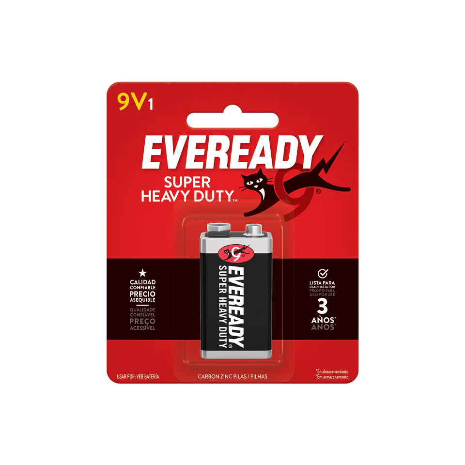 Bateria 9 Volt Eveready 2