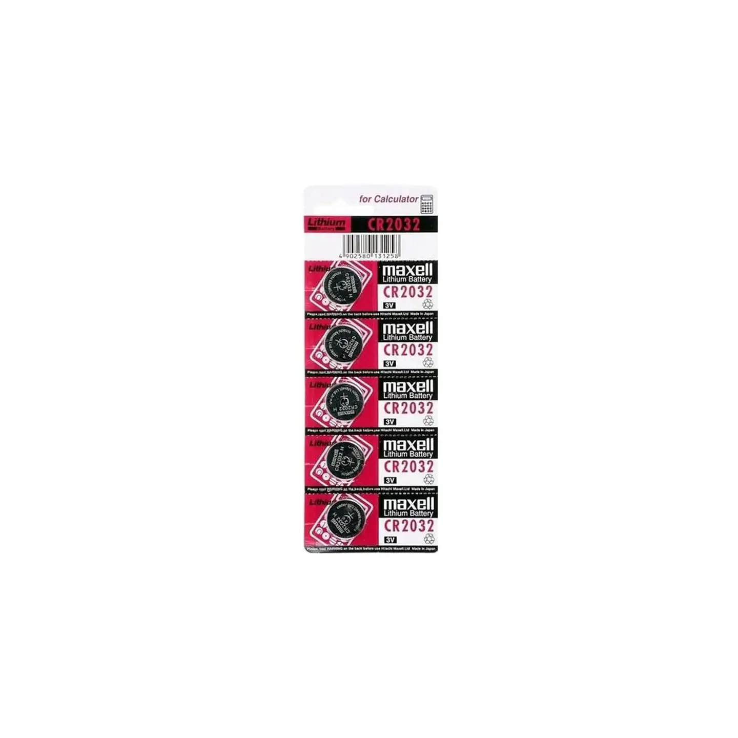Pilas Tipo Boton CR2032 Maxell 2