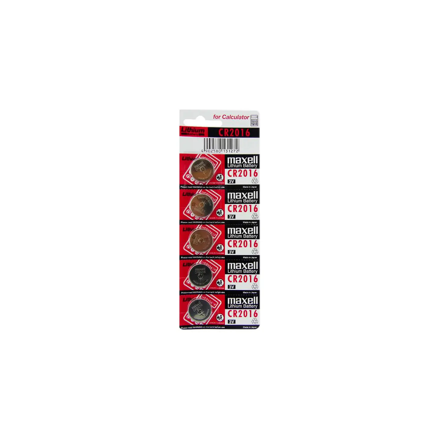 Pilas Tipo Boton CR2016 Maxell 2