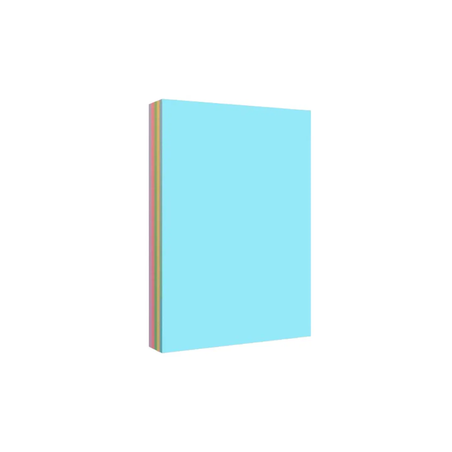 Papel De Colores 100 Unidades 10