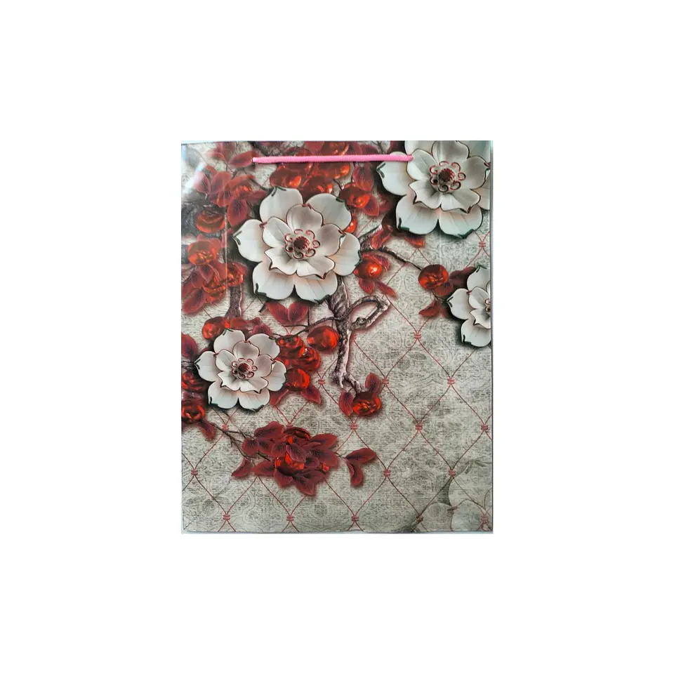 Bolsa De Regalo Mujer Floral 12 Unidades 2