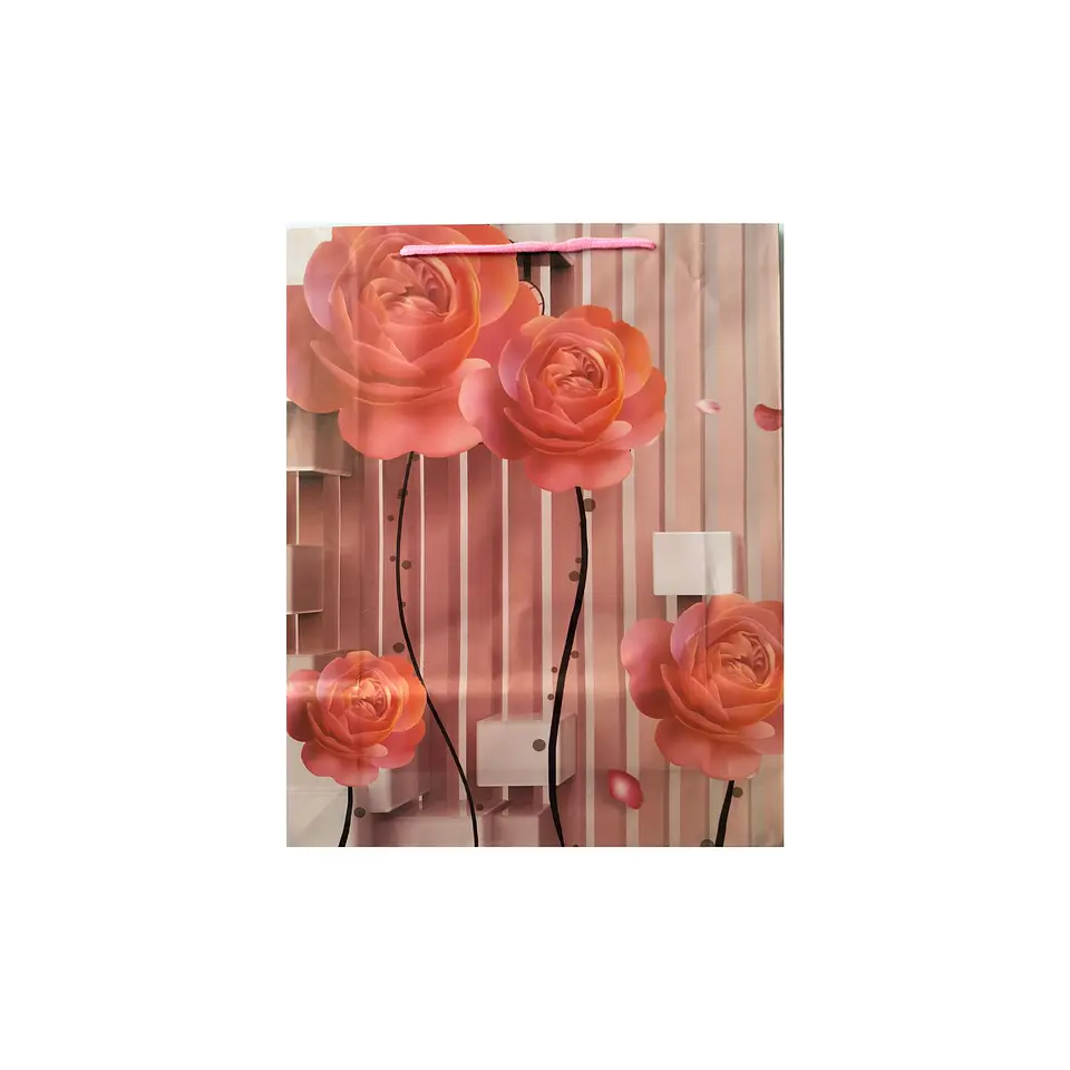 Bolsa De Regalo Mujer Floral 12 Unidades 3