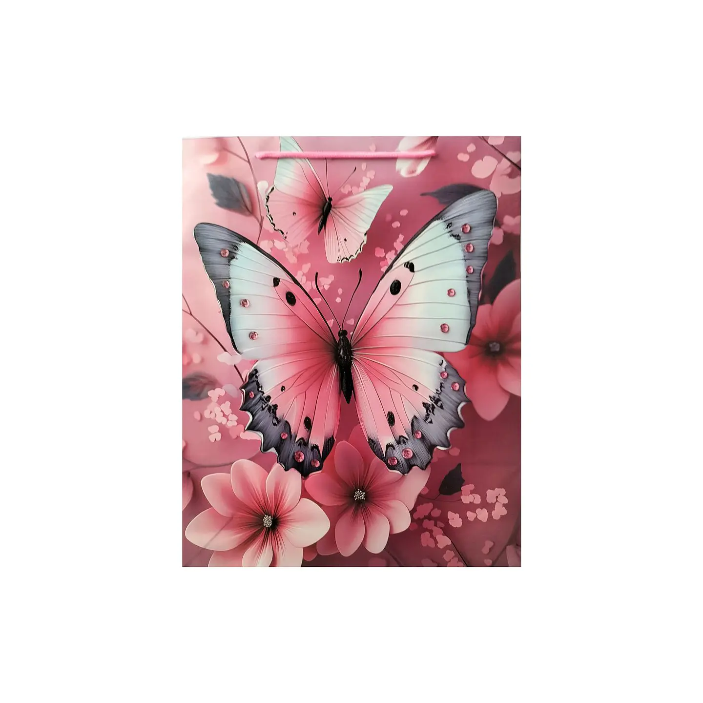 Bolsa De Regalo Mujer Mariposas 12 Unidades 1