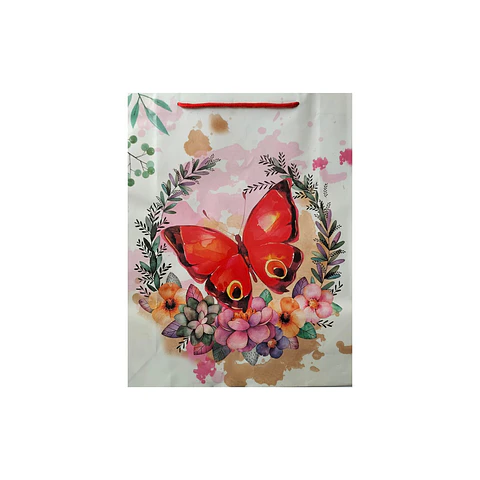 Bolsa De Regalo Mujer Mariposas 12 Unidades