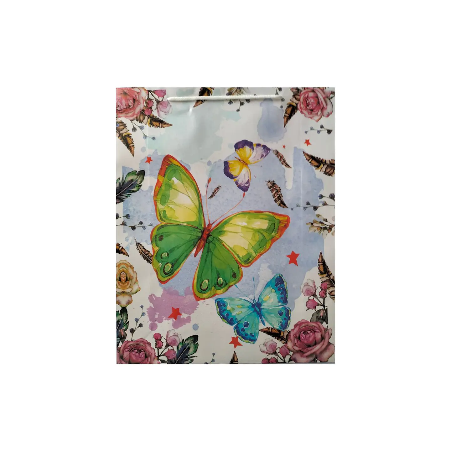 Bolsa De Regalo Mujer Mariposas 12 Unidades 2