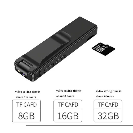 Camara Corporal Espía Portátil Recargable 