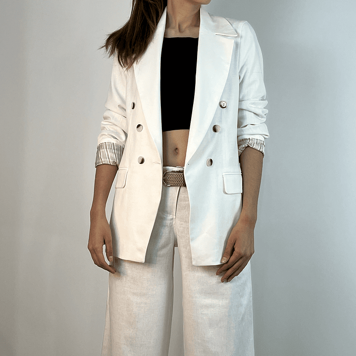 BZ1336 BLAZER CRUZADO BLANCO  2