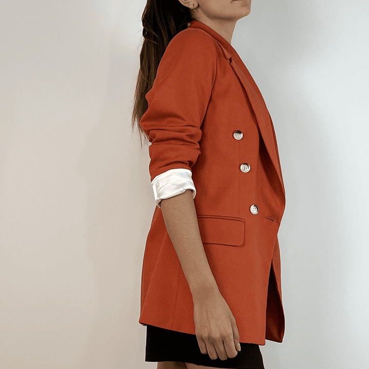 BZ1336 BLAZER CRUZADO NARANJA 4