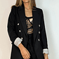 BZ1336 BLAZER CRUZADO NEGRO - Miniatura 1