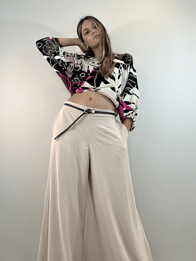 PA4073 PANTALÓN PALAZZO NUDE 