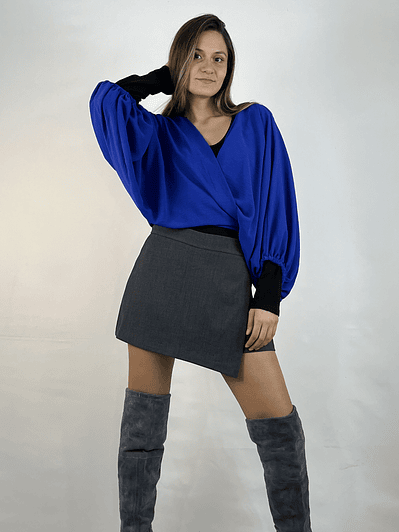 KM1605 BLUSA KIMONO AZULINA