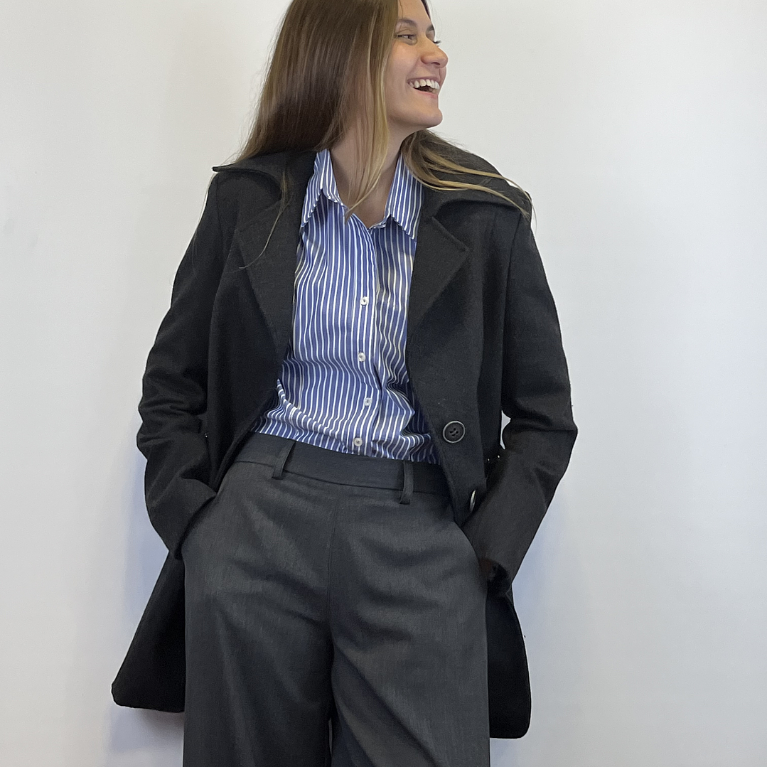 BL8001 BLUSA ENTALLADA DENIM LISTADA 6