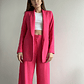 BZ1350 BLAZER CUELLO SMOKING FUCSIA  - Miniatura 2