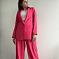 BZ1350 BLAZER CUELLO SMOKING FUCSIA  - Miniatura 3