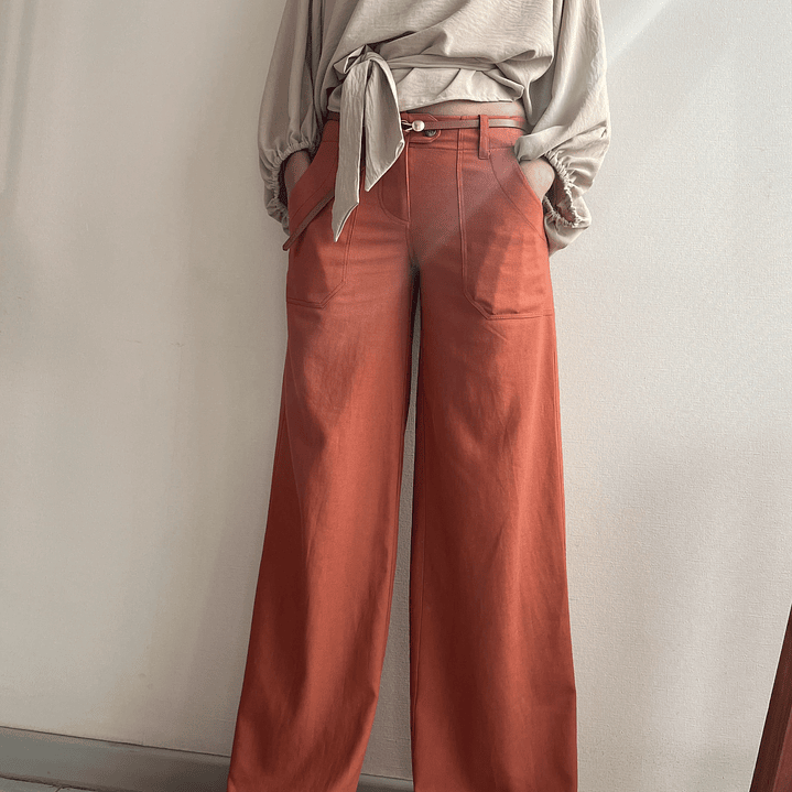  PANTALÓN LINO MOM LADRILLO 4