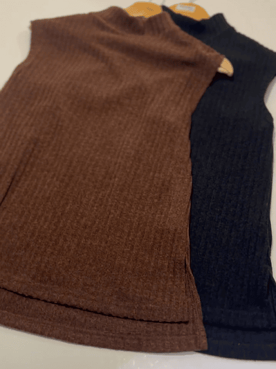 PL1111 SWEATER ASIMÉTRICO MOKA