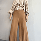 PA4073 Pantalon palazzo Camel  - Miniatura 1